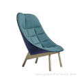 Uchiwa quilted lounge chair